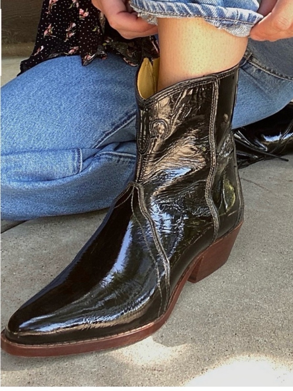 Free People Frontier Western Boots